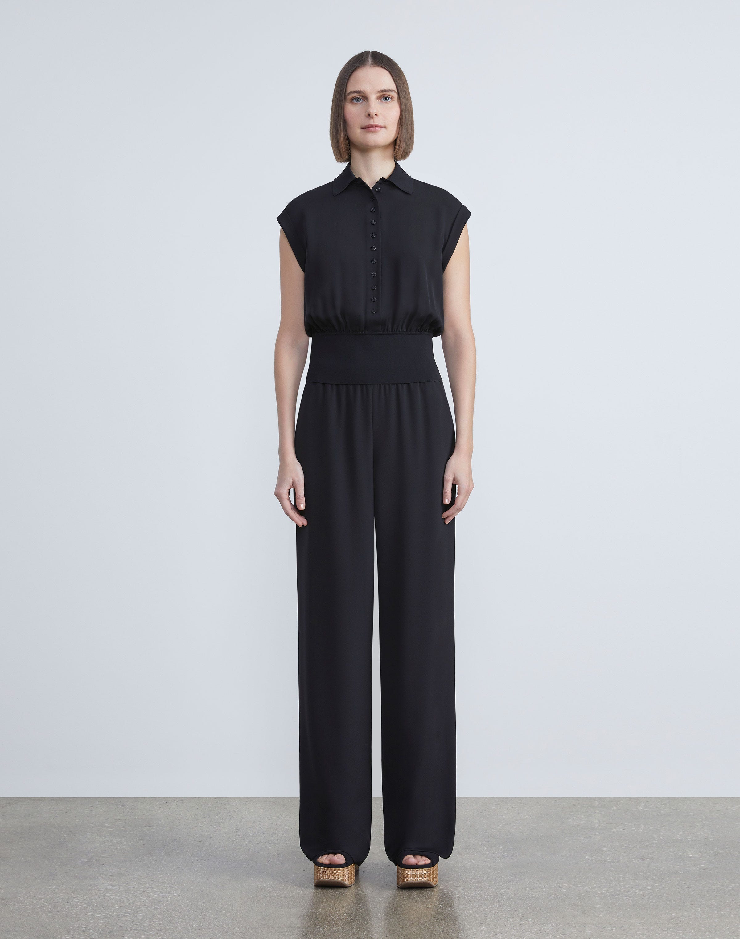 Organic Silk Crepe De Chine Perry Pant