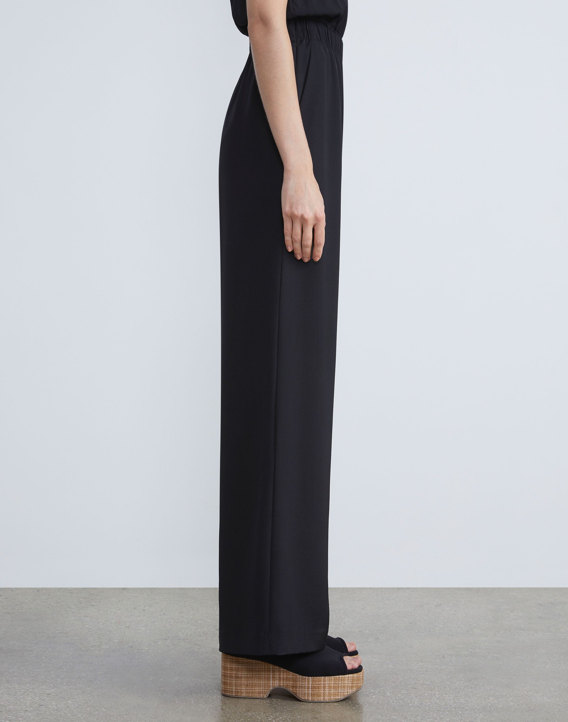 Organic Silk Crepe De Chine Perry Pant