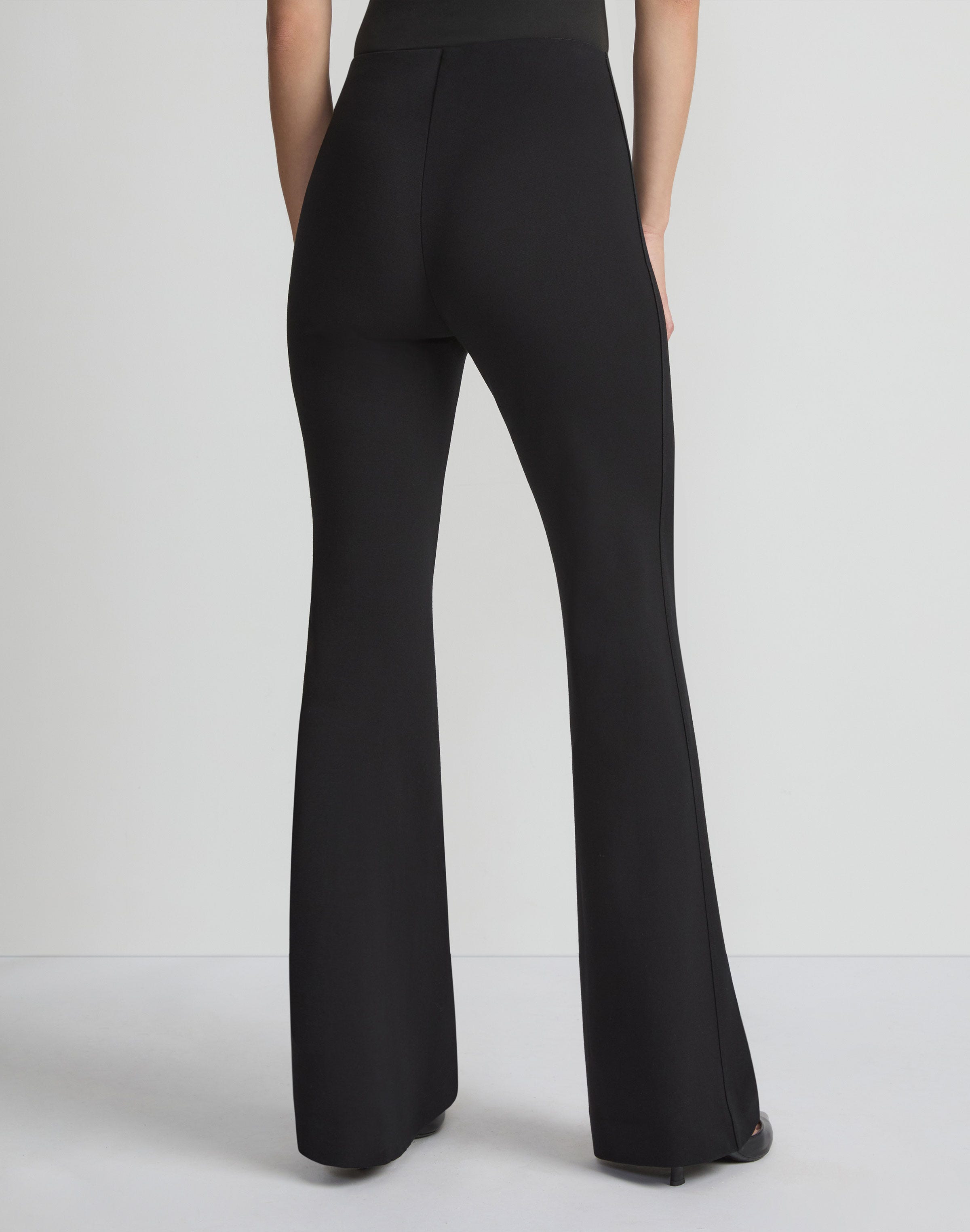 Plus-Size Regenerated Punto Milano Gates Flared Pant
