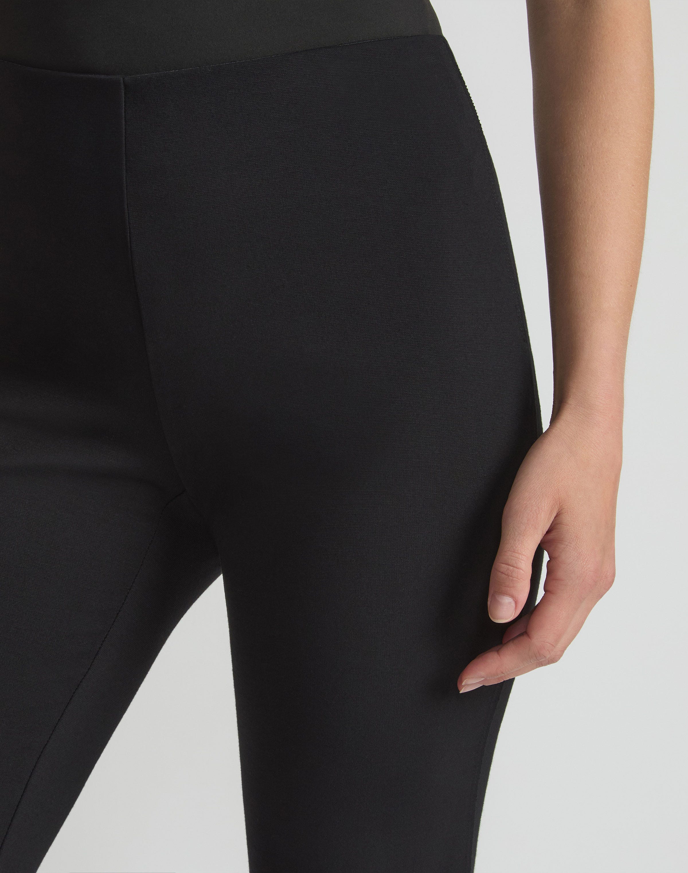 Plus-Size Regenerated Punto Milano Gates Flared Pant