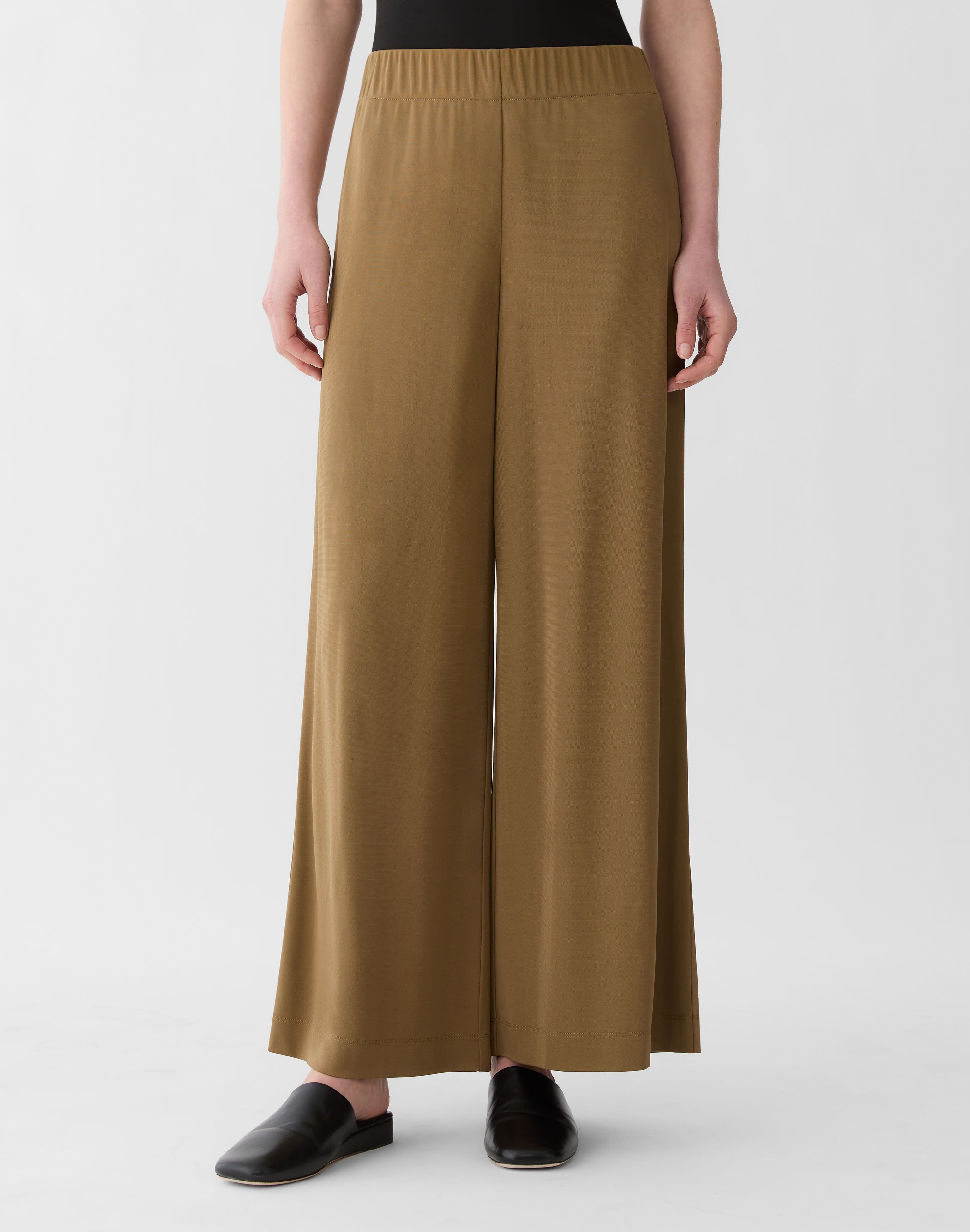 Plus-Size Matte Jersey Lenox Pant