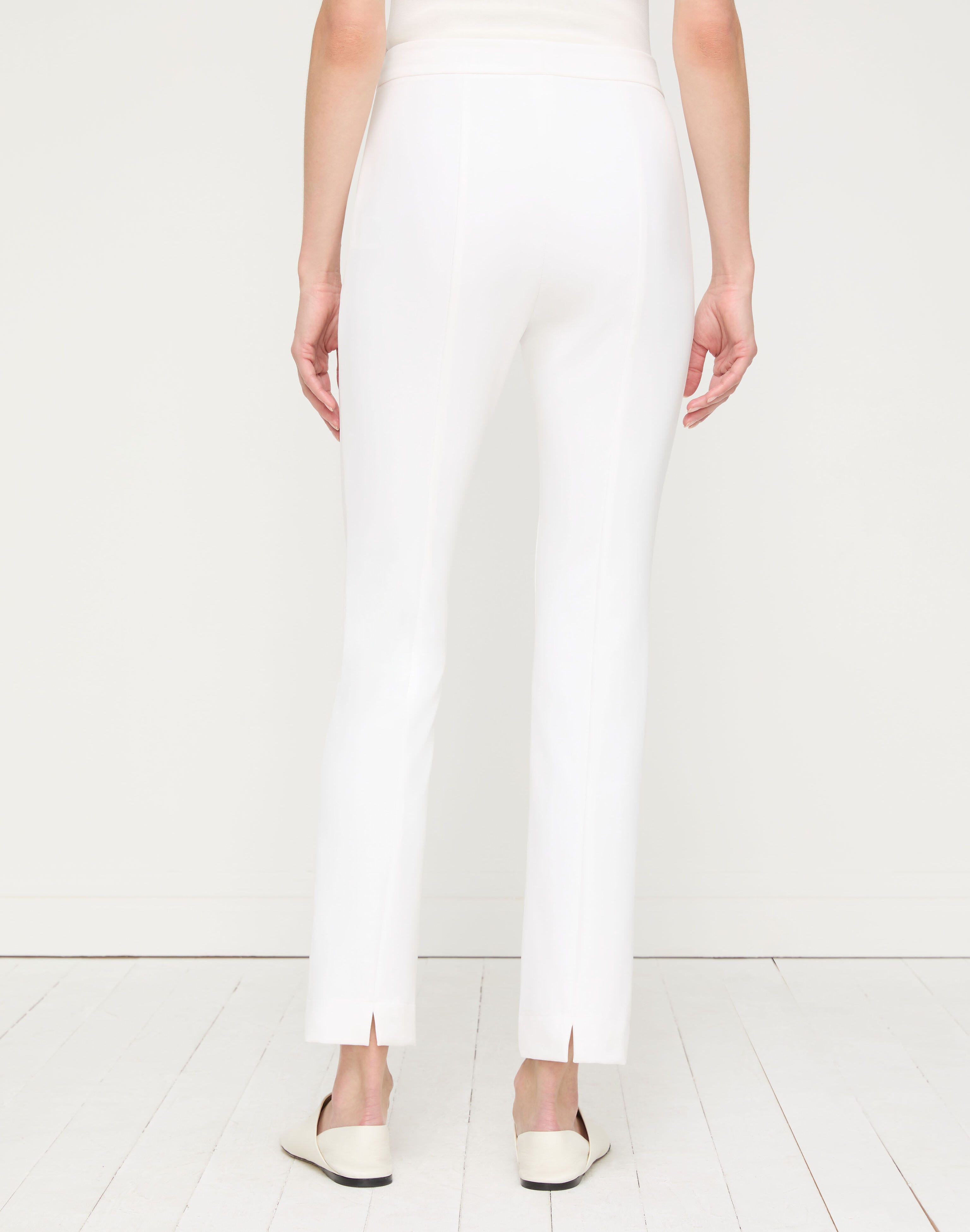 Plus-Size Acclaimed Stretch Manhattan Cigarette Ankle Pant