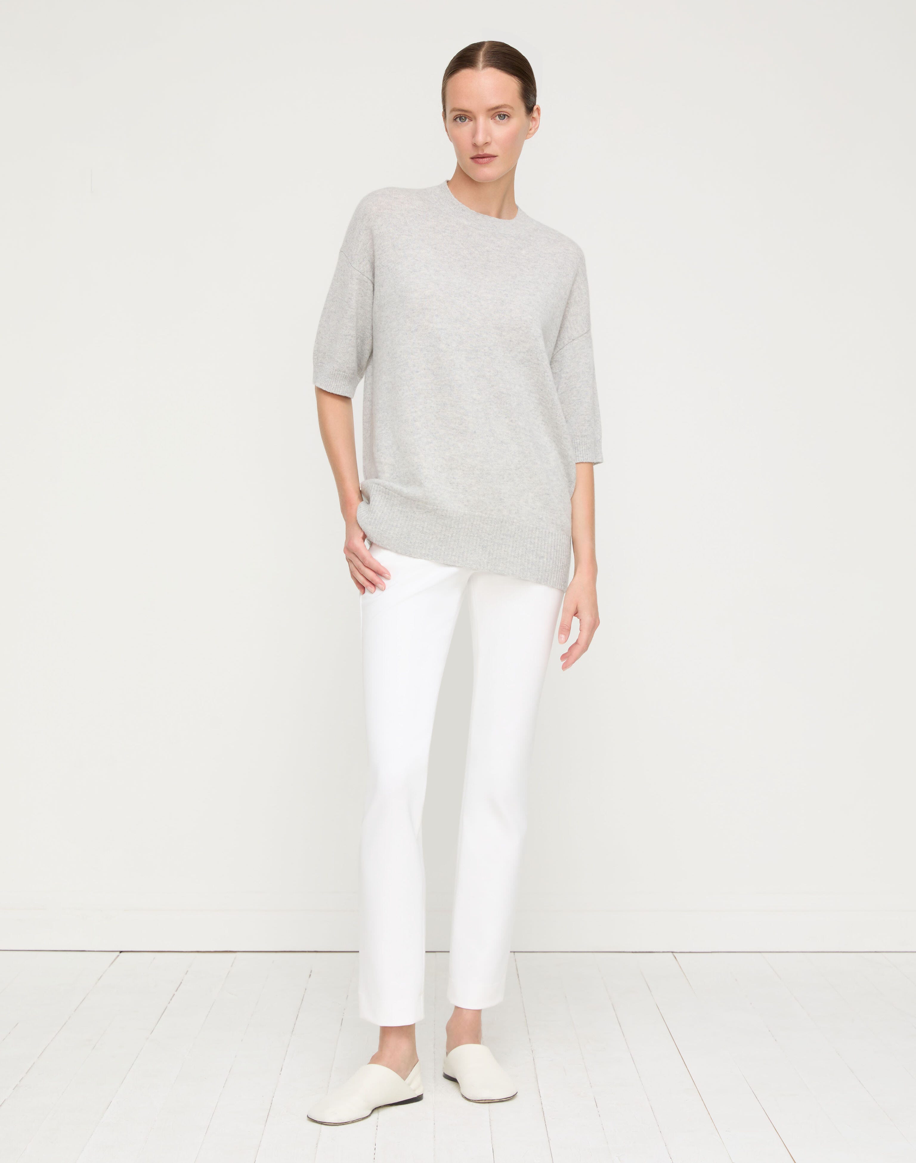 Petite Acclaimed Stretch Manhattan Cigarette Ankle Pant