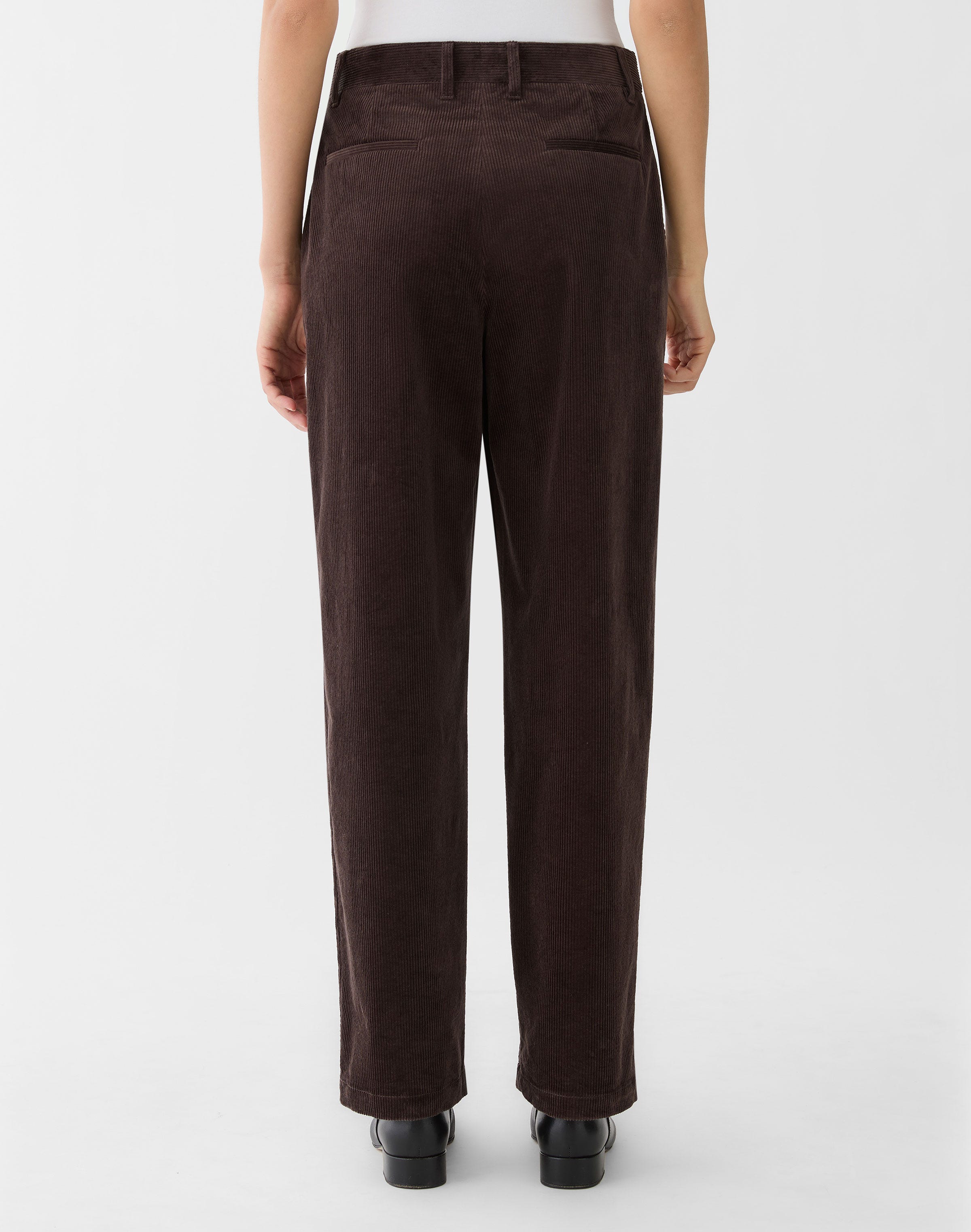 Cotton Corduroy Kent Barrel Leg Pant