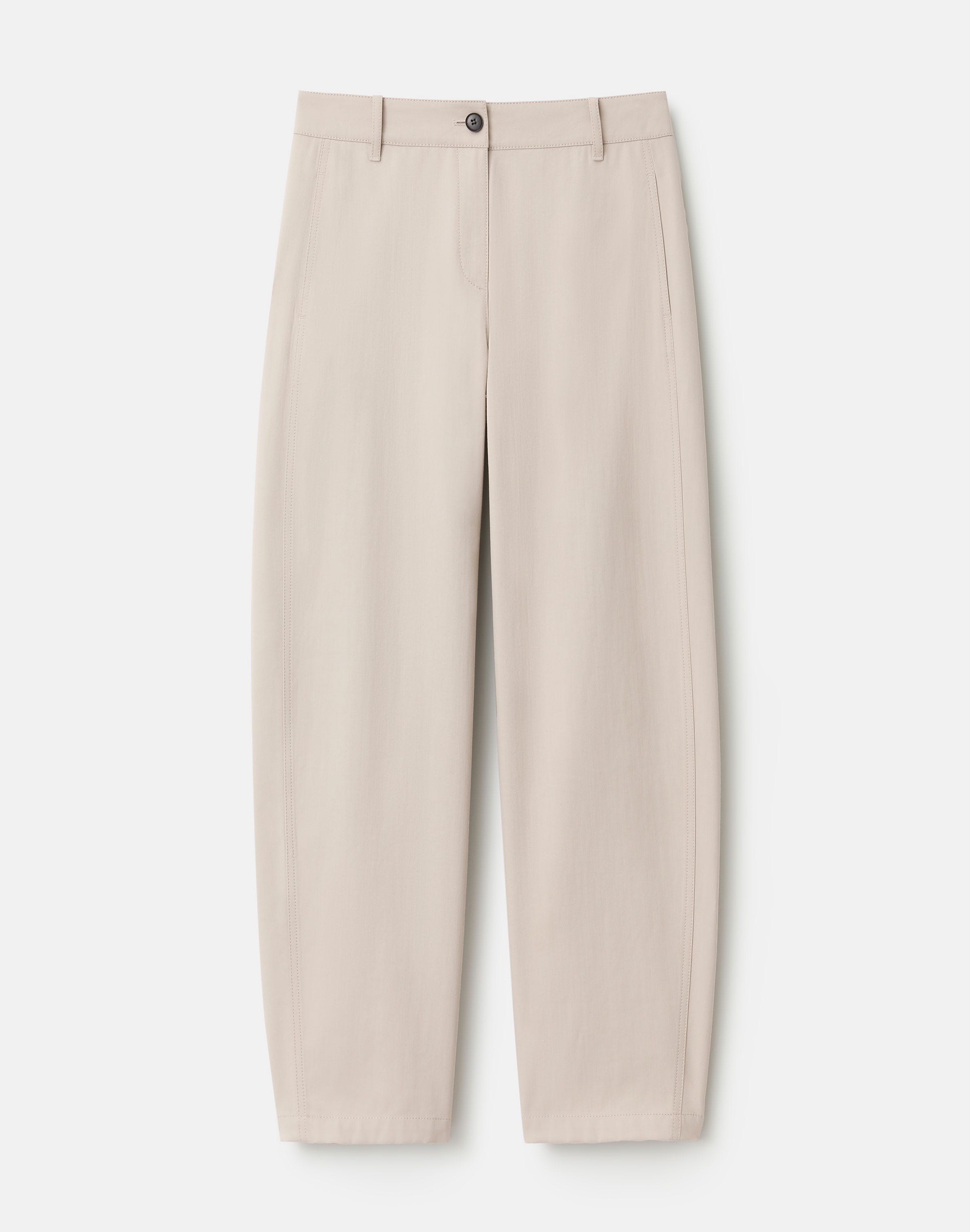 Cotton-Viscose Twill Chrystie Barrel Leg Chino