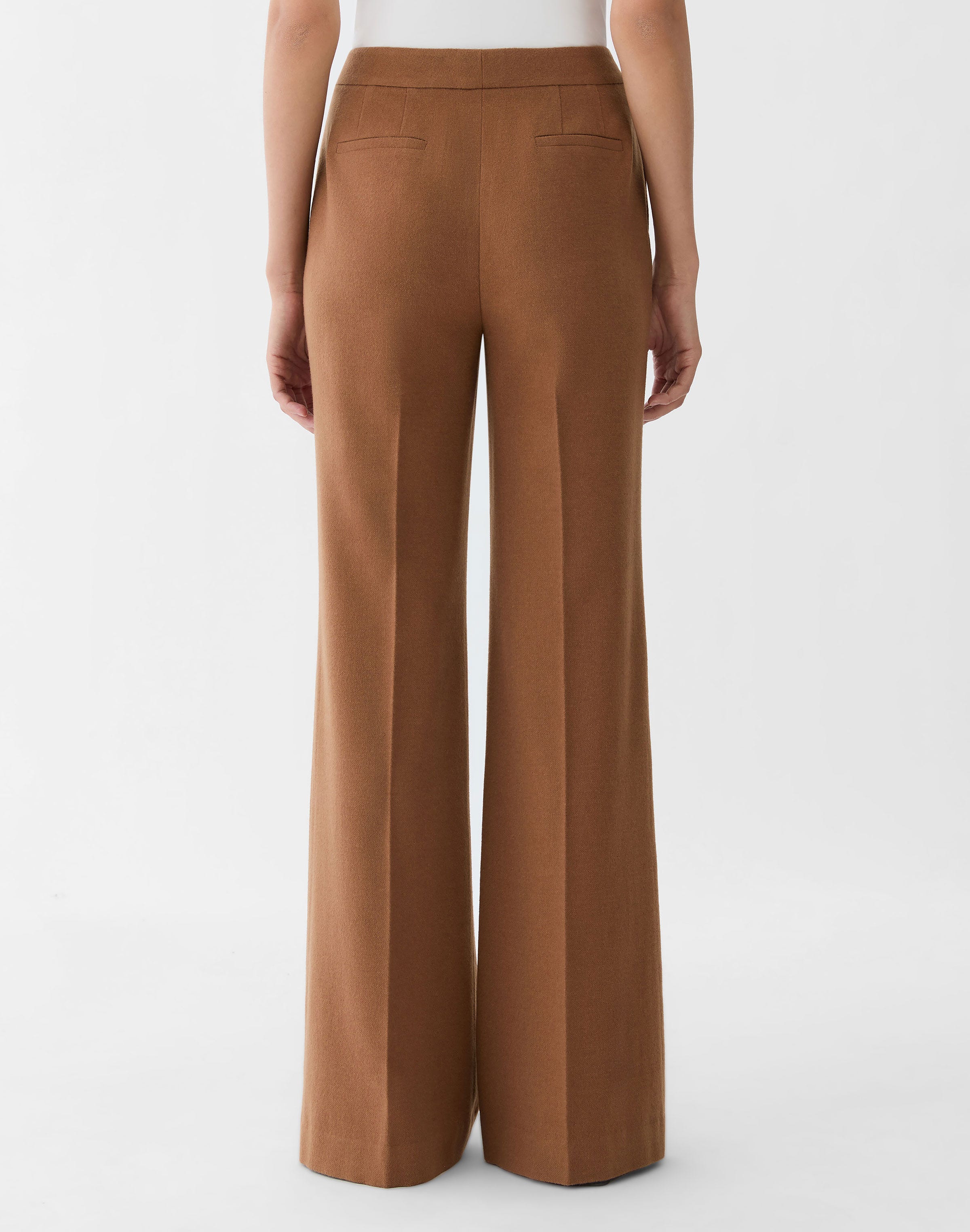 Camel Hair Lafayette Flare Pant