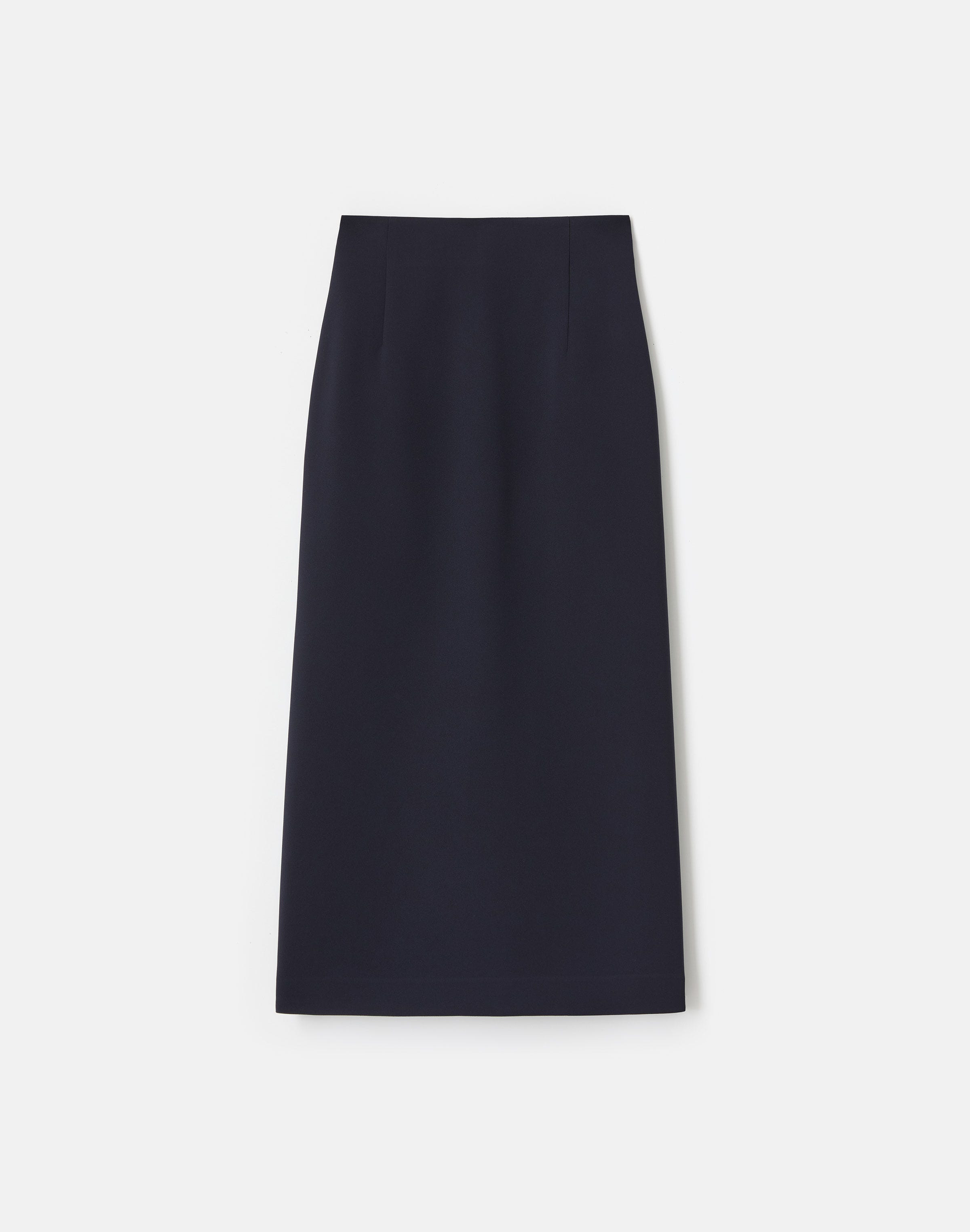 Responsible Finesse Crepe High Waisted Pencil Skirt