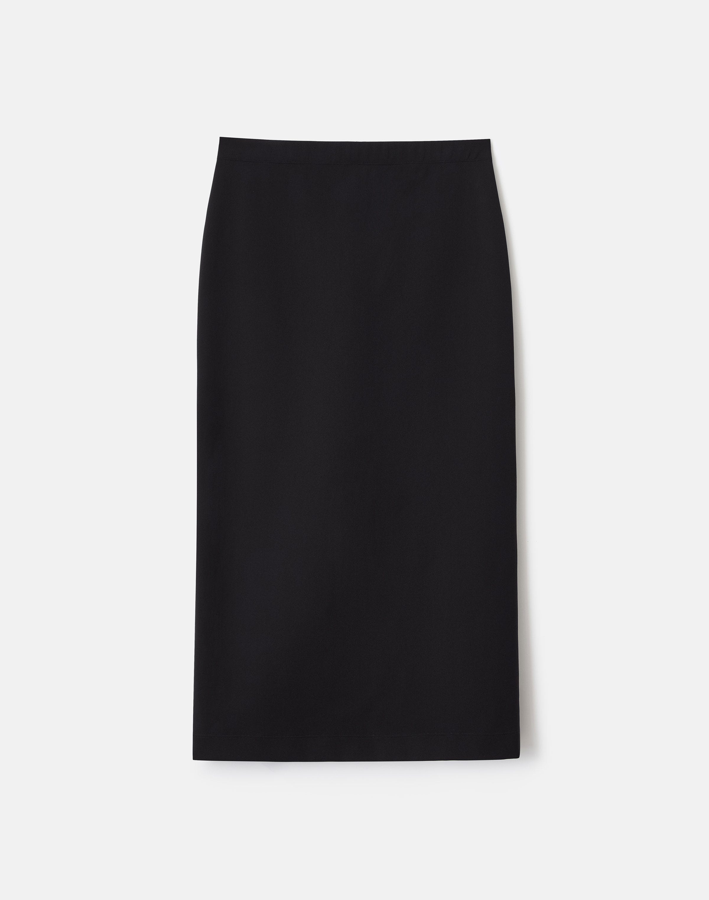 Scuba Straight Midi Skirt