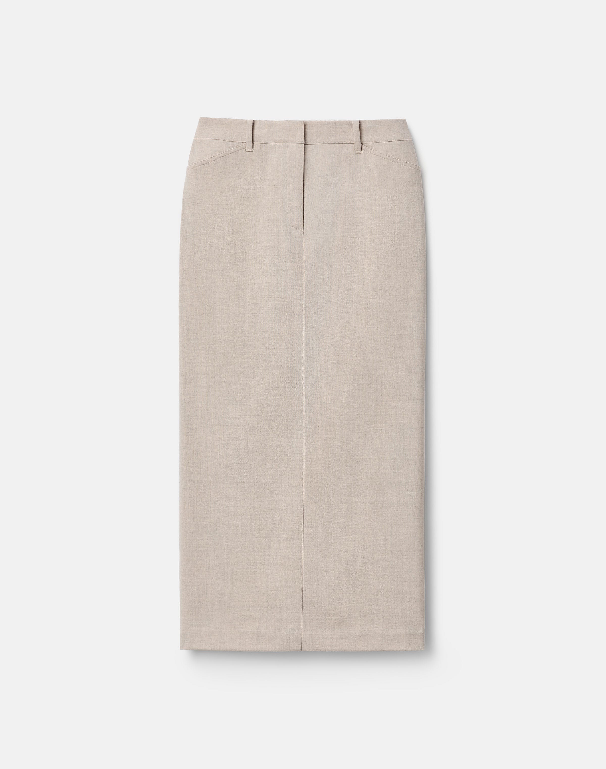 Responsible Stretch Wool Trouser Skirt