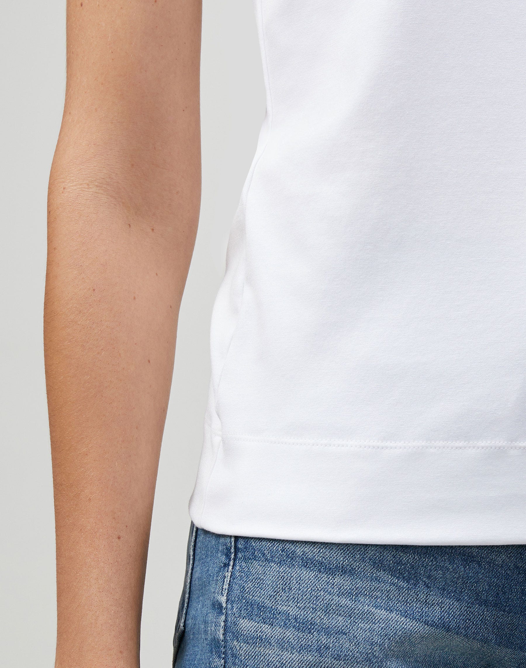 Plus-Size Cotton Rib Scoop Neck Tank