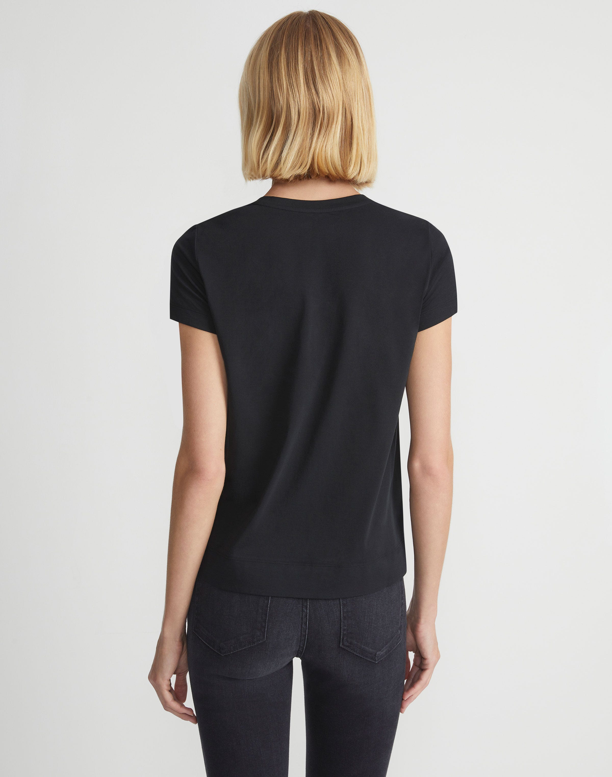 Plus-Size Cotton Jersey Modern Tee