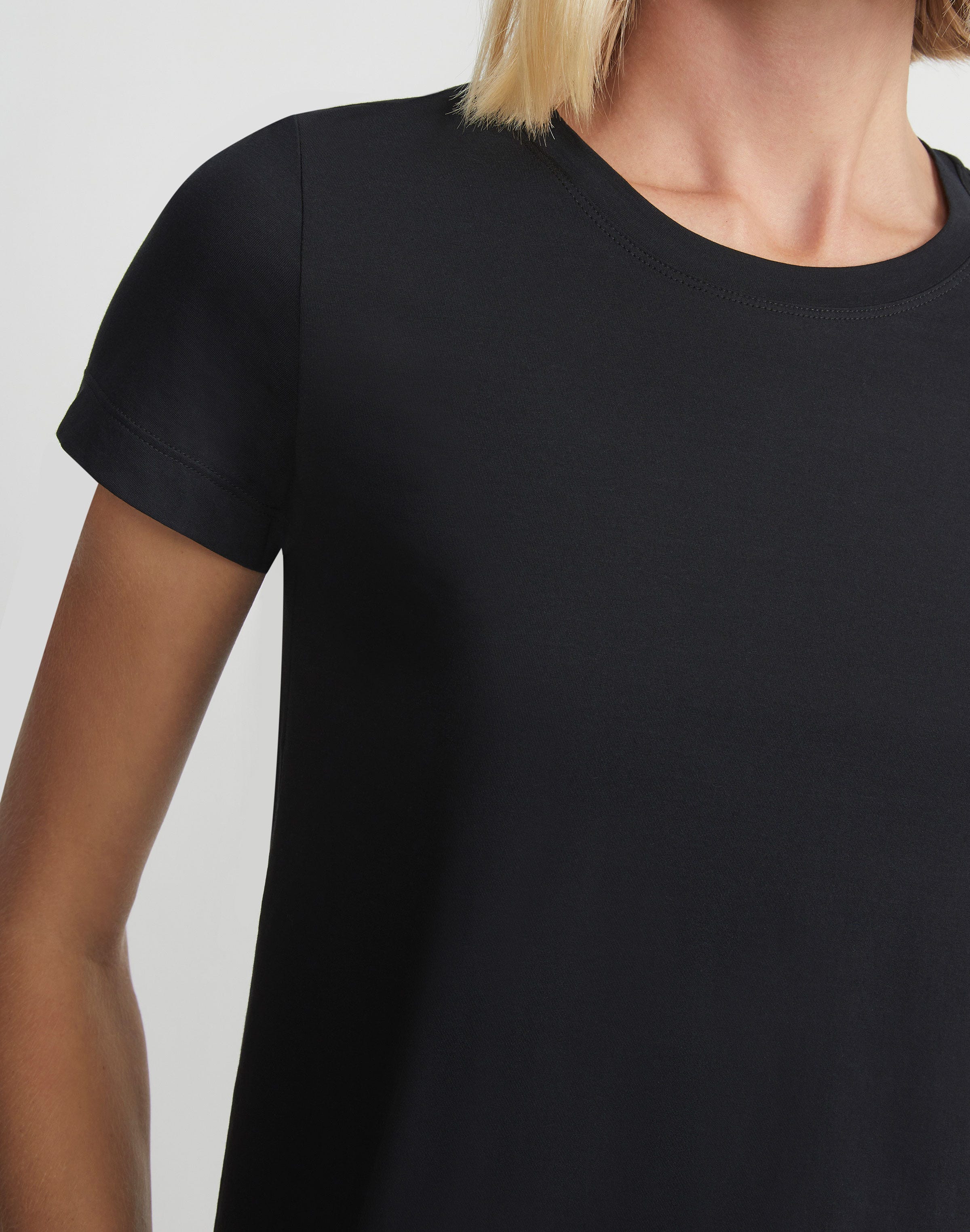 Plus-Size Cotton Jersey Modern Tee