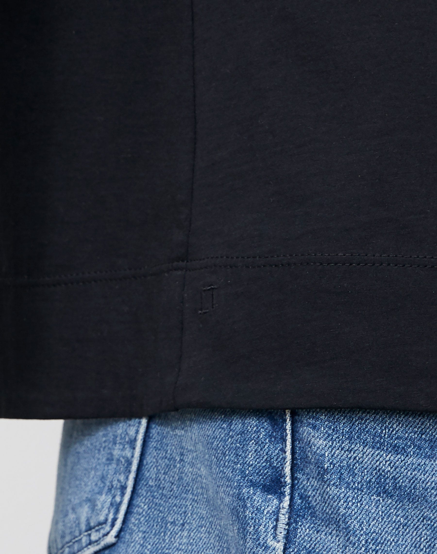 Plus-Size Cotton Jersey Modern Tee