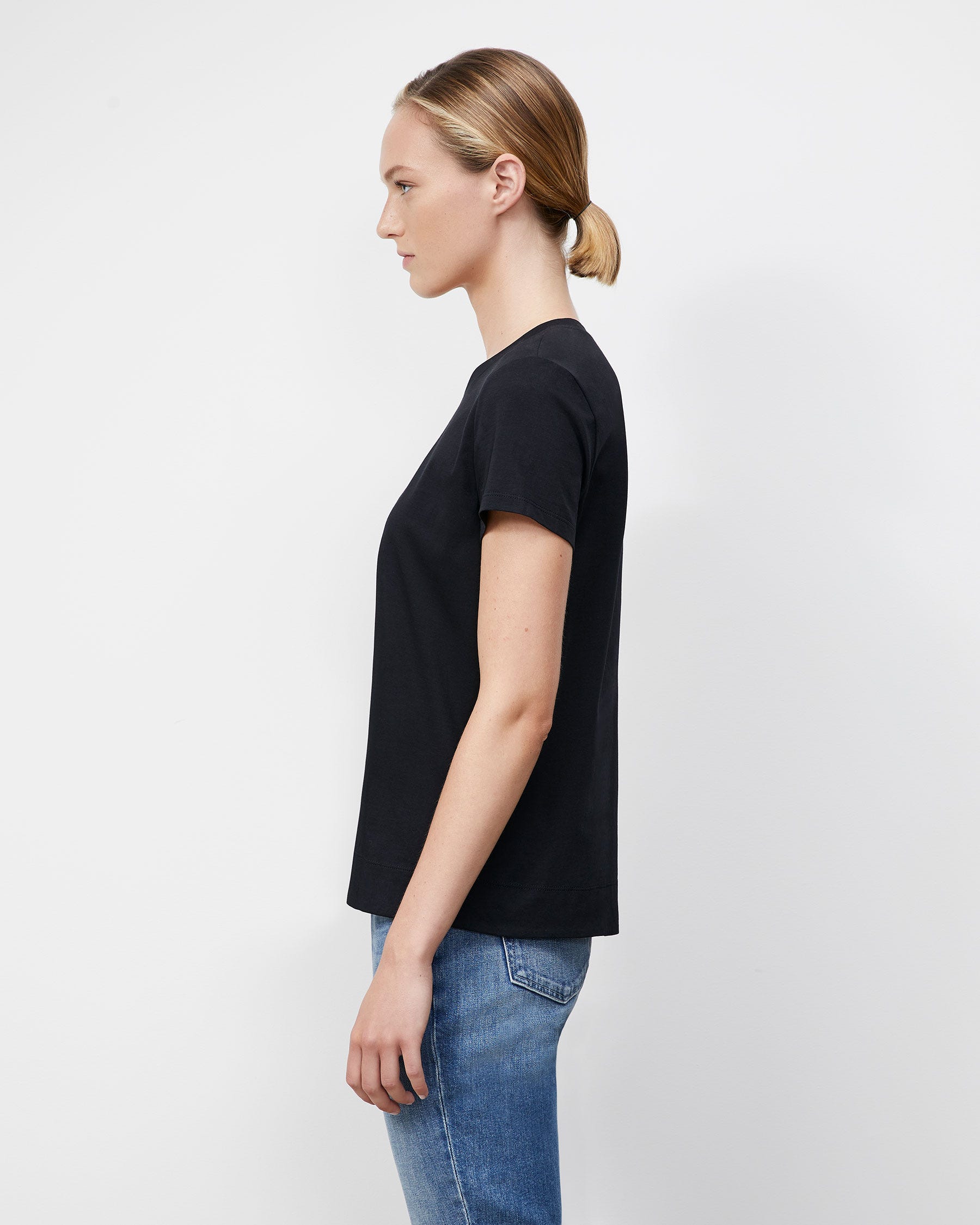 Plus-Size Cotton Jersey Modern Tee