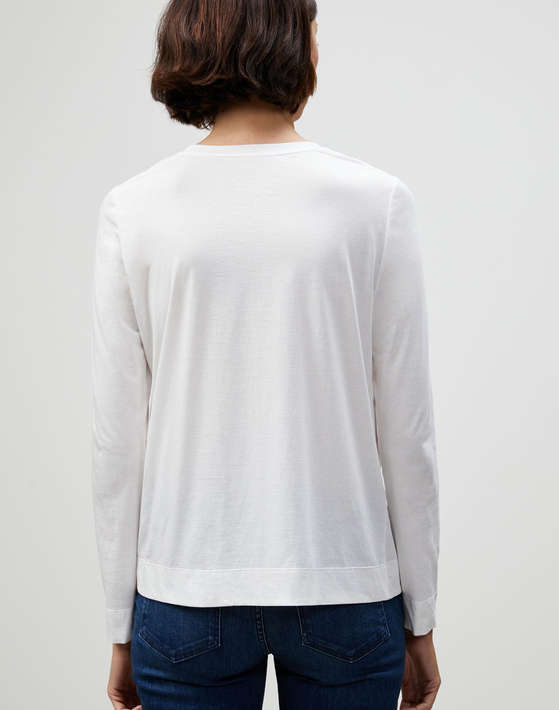 Cotton Jersey Modern Long Sleeve Tee