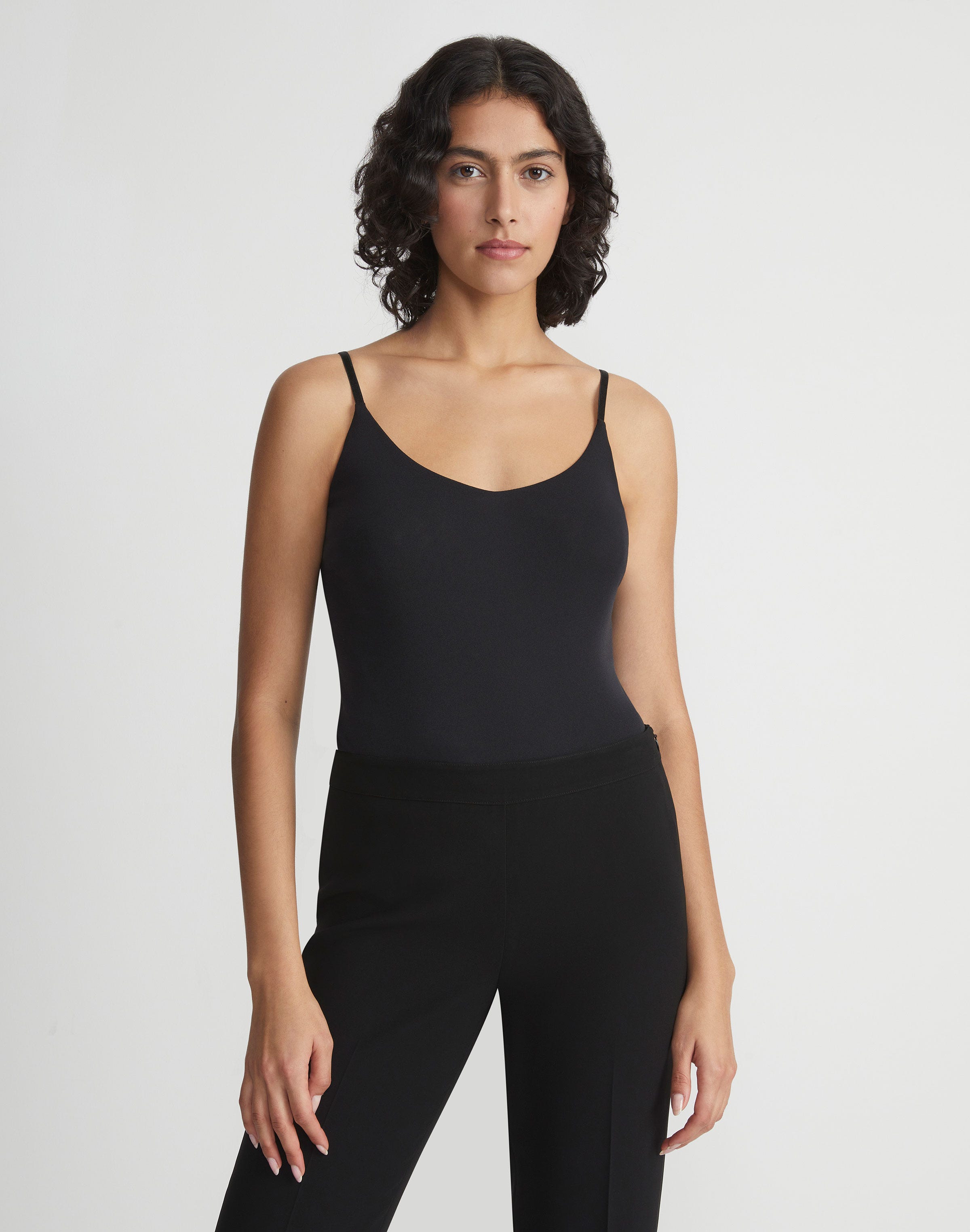 Plus-Size Mesh Jersey Camisole