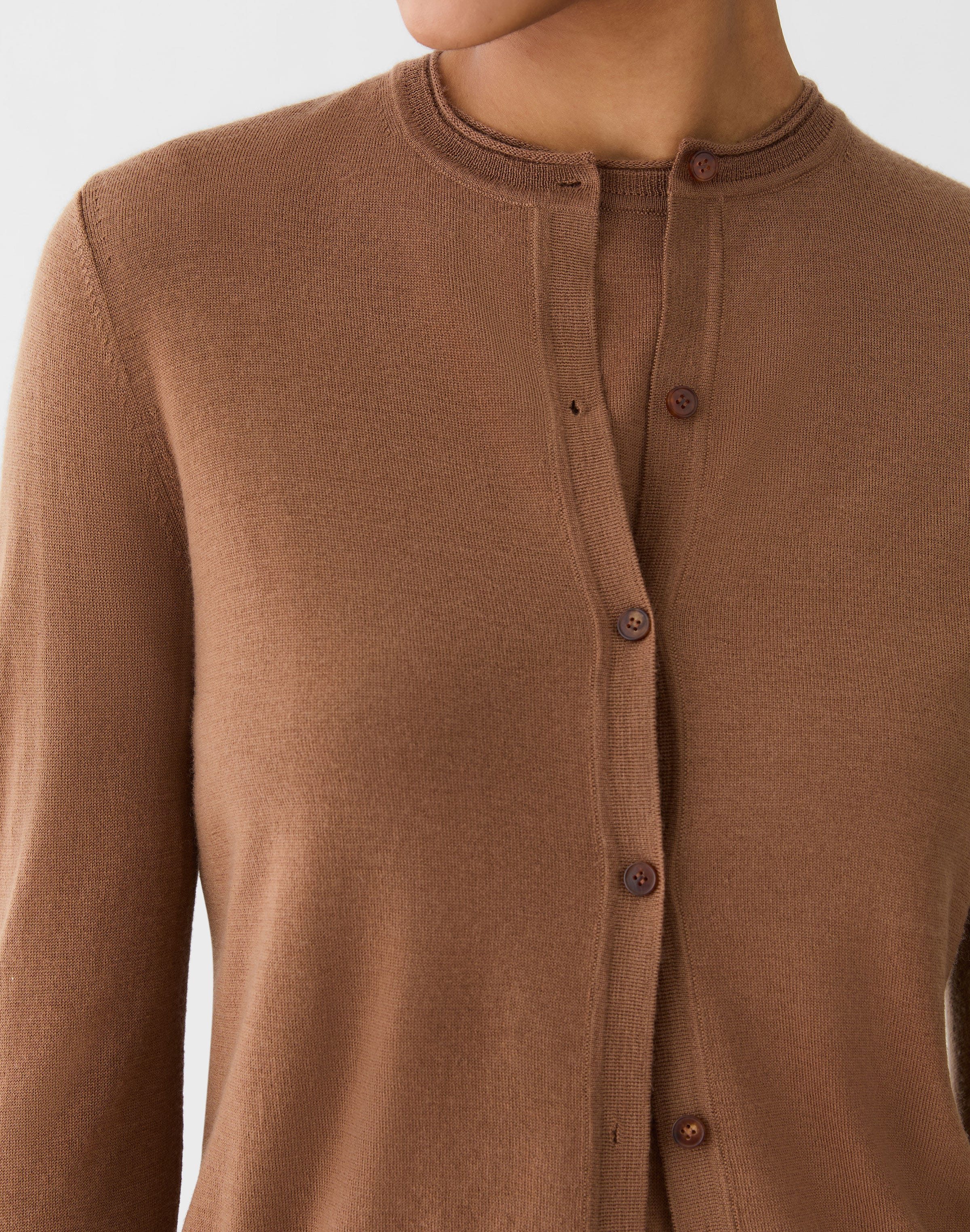 Fine Gauge Cashmere Cardigan