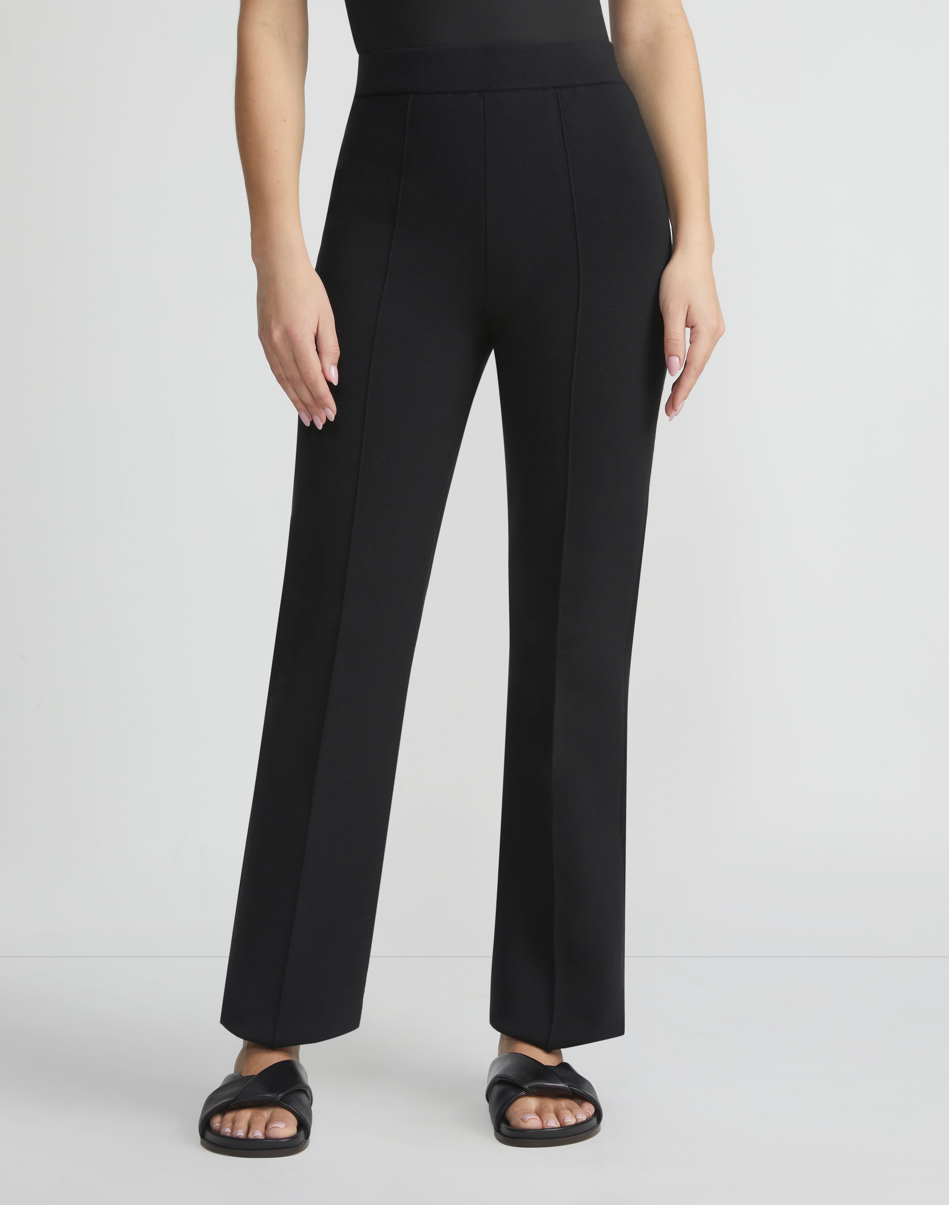 Petite Responsible Matte Crepe Foley Flared Pant