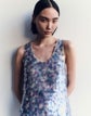 Hand Placed Paillette Cashmere Tank