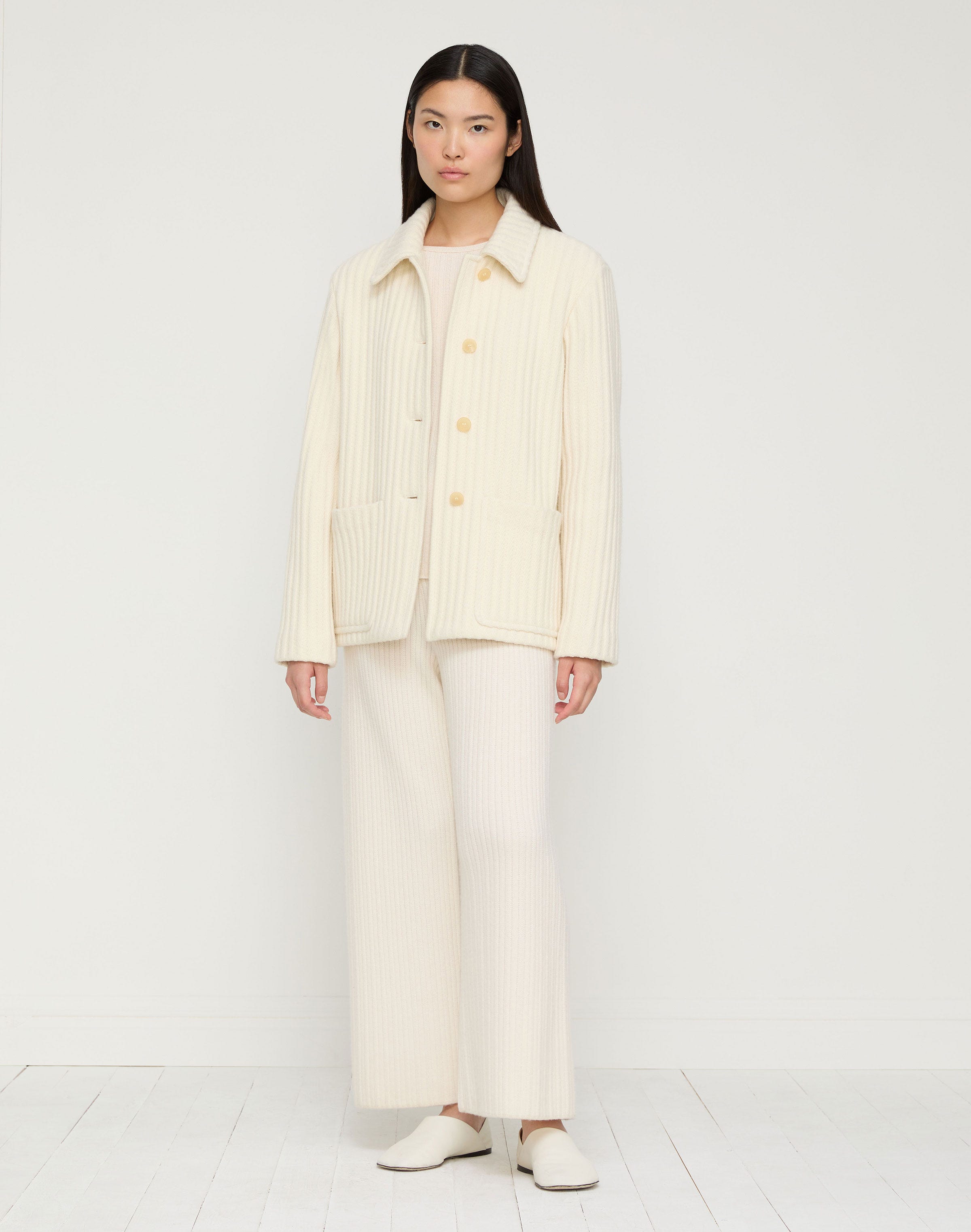 Cashmere & Finespun Voile Crewneck Sweater