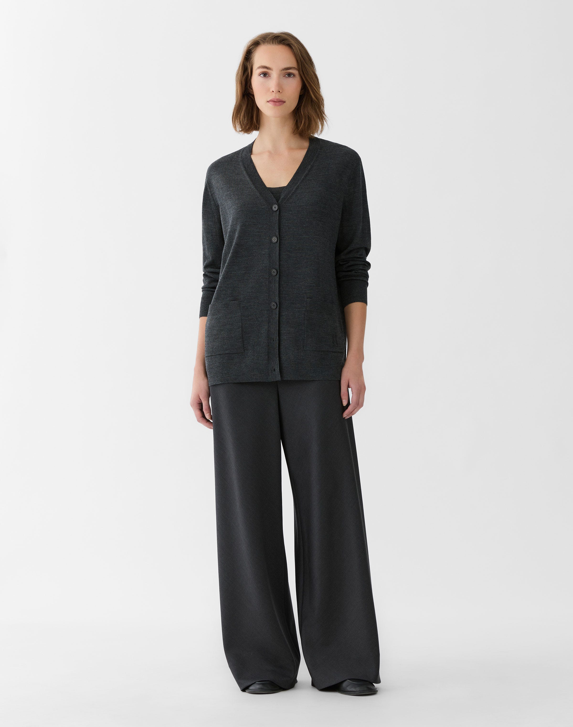 Superfine Merino Wool Cardigan